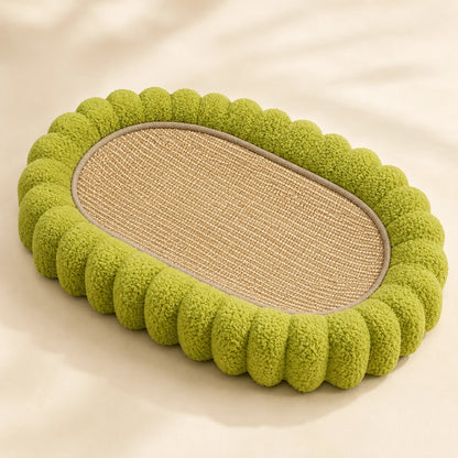 BiscuitNest 2-in-1 Cat Scratcher & Lounge Bed