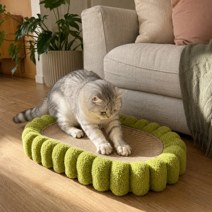 BiscuitNest 2-in-1 Cat Scratcher & Lounge Bed