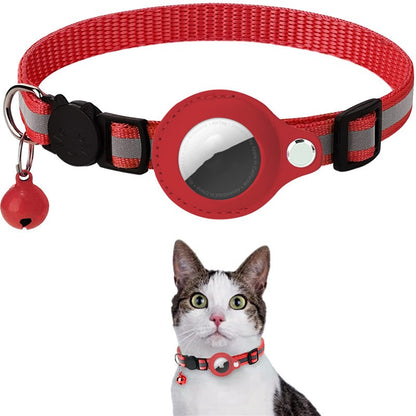 Reflective AirTag Collar – Find-My Ready Peace of Mind
