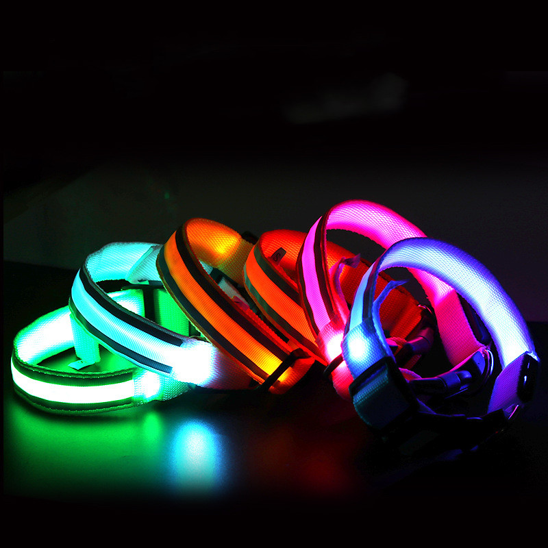 Rechargeable LED Safety Collar – Be Seen on Every Dark Walk
