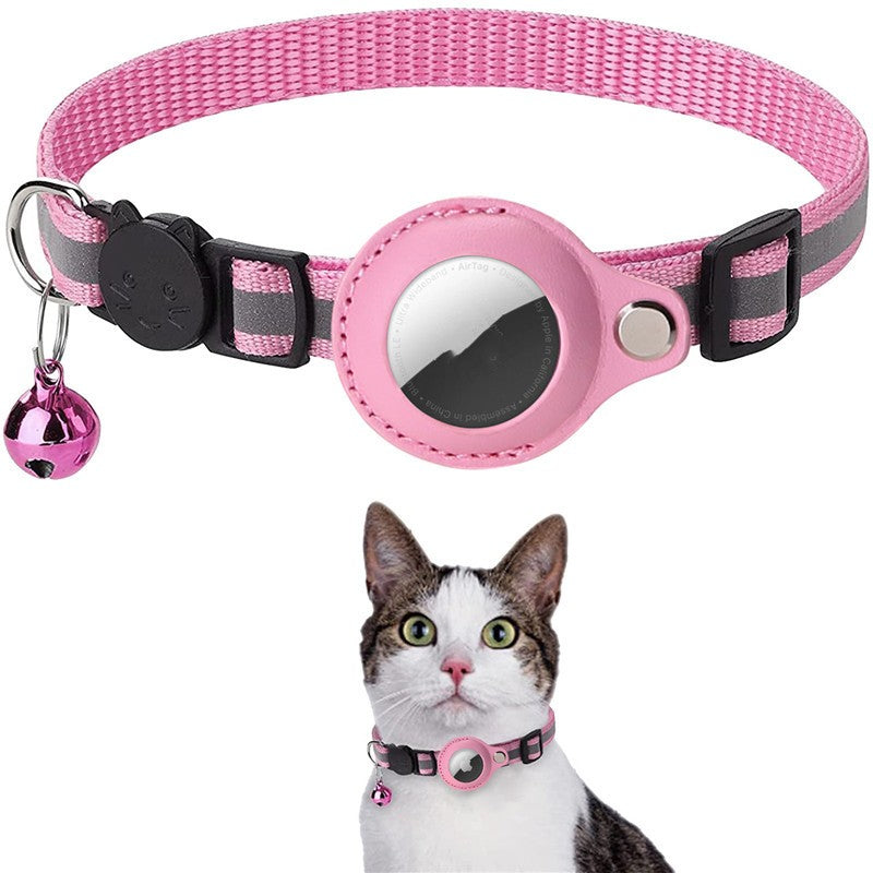 Reflective AirTag Collar – Find-My Ready Peace of Mind