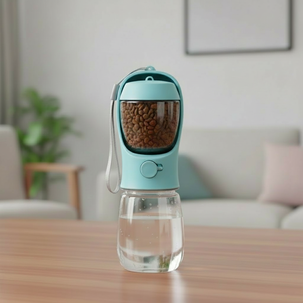 2-in-1 Pet Travel Bottle