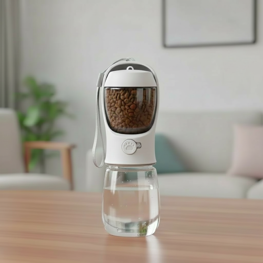 2-in-1 Pet Travel Bottle