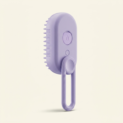 Light Purple 3-in-1 Electric Steamy Spray Pet Brush variant image