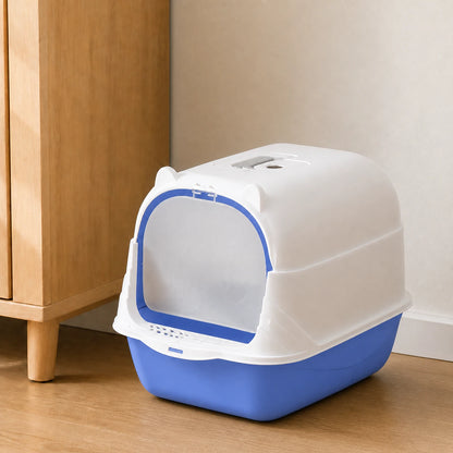 Enclosed Cat Litter Box with Removable Hood