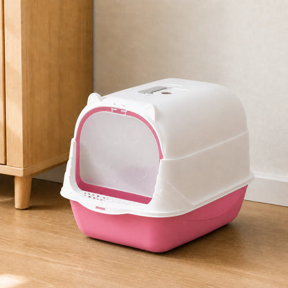 Enclosed Cat Litter Box with Removable Hood